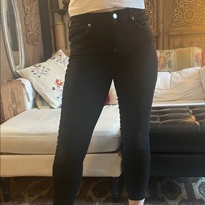Classic Black High-Waisted Stretch Women's Jeans